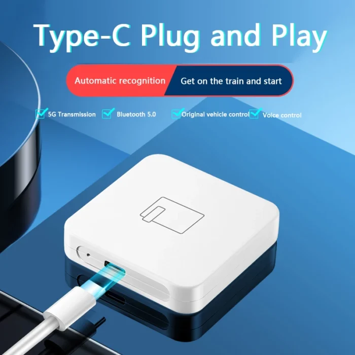 5G Bluetooth Wired TO Wireless Carplay For Apple Android AUTO AI Box Nissan Camry Mercedes Toyota Mazda Citroen Audi Land Rover - Image 4