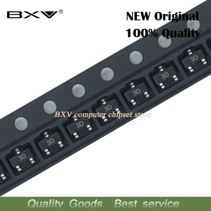 100pcs MMBTA44 3D SOT23 A44 MMBTA44LT1G SOT-23 MMBTA44L SMD transistor new and original - Image 1