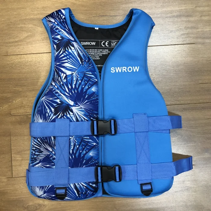 Portable fashion adult children's life jacket neoprene swimming life jacket water sports fishing kayak surfing life jacket 2023 - Image 6