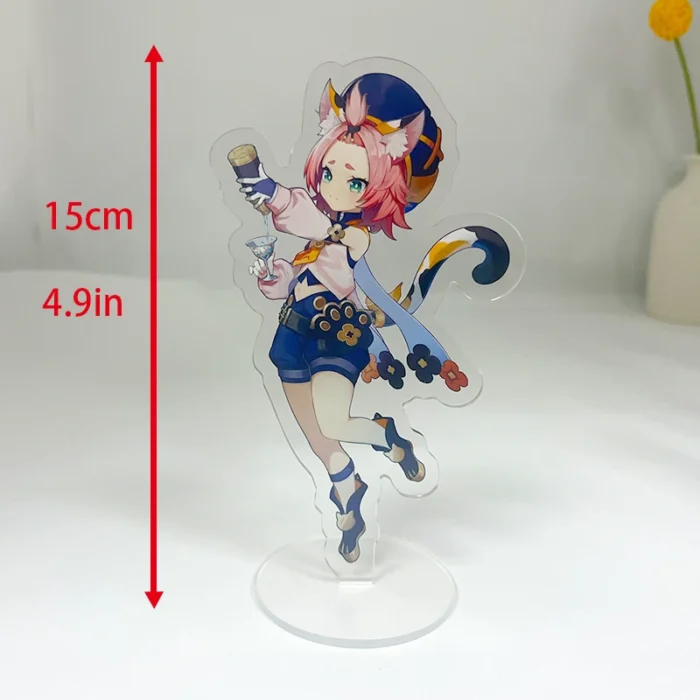 Personalized Gift Anime Character Cartoon Acrylic Stand Custom Transparent Printing Souvenir Birthday Gift Pet Cat Dog Keychain - Image 4