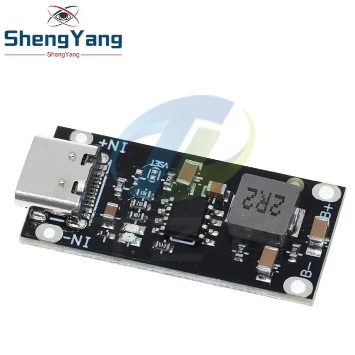 TZT Type C USB Input High Current 3A Polymer Ternary Lithium Battery Quick Fast Charging Board IP2312 CC/CV Mode 5V To 4.2V - Image 1