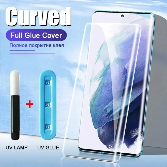 3D Curved Full Glue UV Tempered Glass For Huawei Nova 12 11 13 Pro Ultra Screen Protector For Nova 7 8 9 10 Pro Film Glass - Image 1