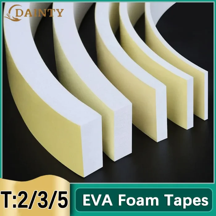 Self-adhesive EVA Sponge Anti-collision Strip Window Door Frame Gap Sealing Strips Foam Glue Tape - Image 1