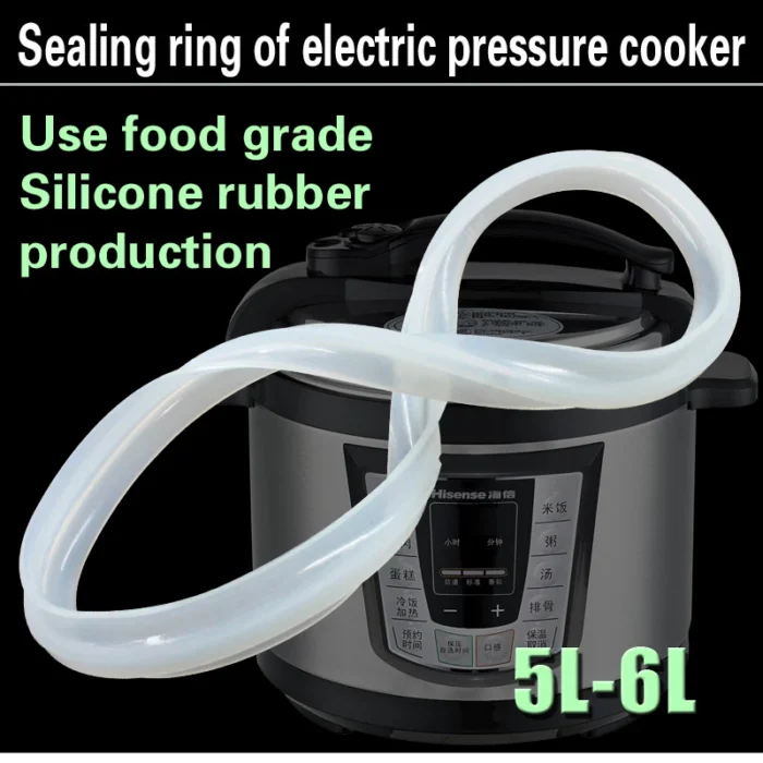 5-6L electric pressure cooker seal ring pressure cooker accessories silicone ring pressure cooker pot ring - Image 4