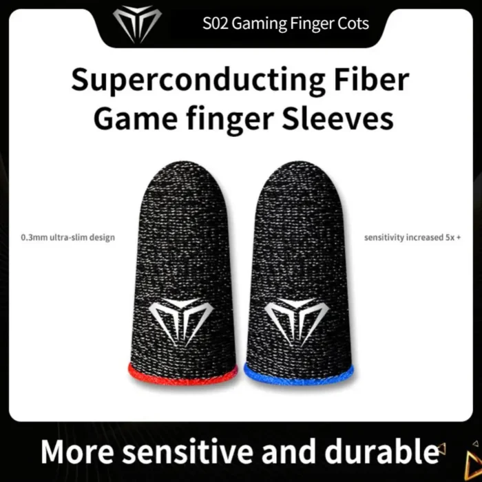 5pair(10pcs) Finger Sleeves Phone Gaming Hand Antiskid Controller Gloves Anti Sweat Breathable Seamless Touchscreen Finger Cover - Image 6
