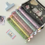 Kpop A5 Zipper Binder Collect Book Refill Organizer DIY Journal Dairy Transparent Idol Photo Album Kawaii Stationery Supplies - Image 6
