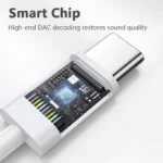 HiFi Type C With DAC Mic Headphones For Samsung Galaxy S24 S23 S21 S22 Note Ultra Wired Earphones 3.5mm Jack Earbud Headset - Image 5