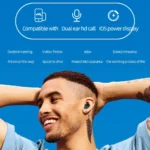 TWS A6S Bluetooth Earphones Wireless Headset IPX5 Waterproof Deep Bass Earbuds True Wireless Stereo Headphones Sport Earphones - Image 12