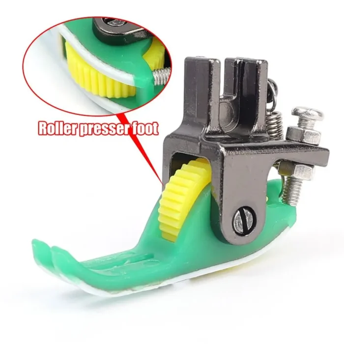 Universal Industrial Sewing Machine Leather Roller Wheel Presser Foot Of Flat Car Thick Fabric Clothing Replace Presser Feet - Image 2