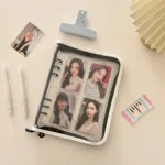 Kpop A5 Zipper Binder Collect Book Refill Organizer DIY Journal Dairy Transparent Idol Photo Album Kawaii Stationery Supplies - Image 3