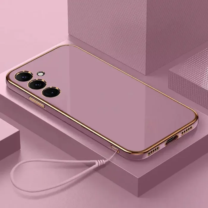For Samsung Galaxy A55 5G Case Samsung A54 A53 A06 M54 F54 M55 C55 F55 F14 5G M35 Phone Case Plating Silicone Back Soft Cover - Image 2