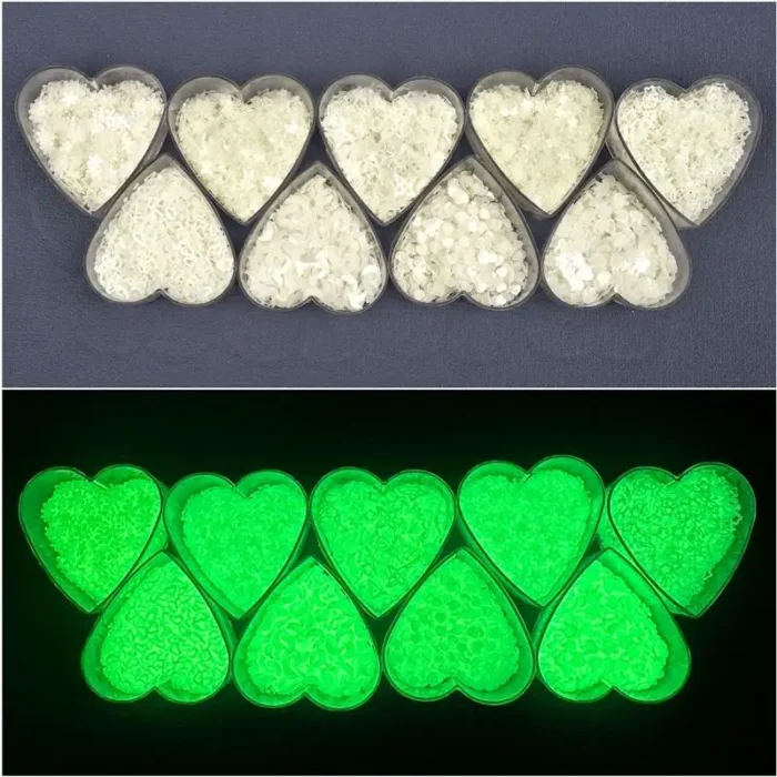 1000pcs/Lot 3mm Luminous Sequins Epoxy Resin Filling Moon Stars Glitters DIY Resin Silicone Mold Nail Art Jewelry Making Decor - Image 4