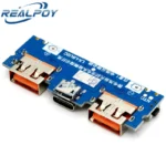 Lithium Battery Charger Board LED Dual USB 5V 2.4A Micro / Type-C USB Mobile Power Bank 18650 Charging Module - Image 3