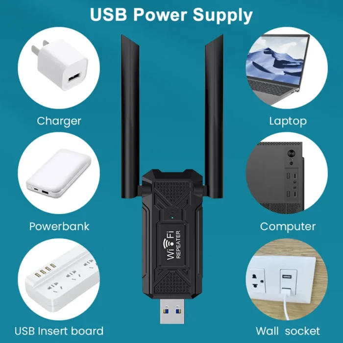 300Mbps Wireless USB WIFI Repeater 2.4G Router Wifi Long Range Extender Wi-Fi Signal Amplifier Booster Network Extension Adapter - Image 5
