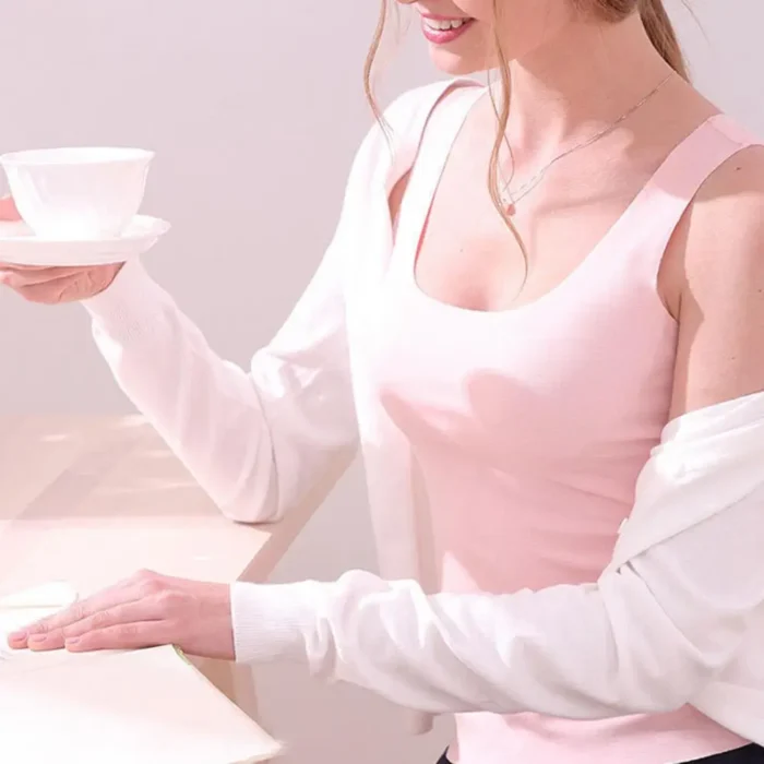 Women Vest T-shirt Summer Ice Silk Vest Women Undershirt Underwear All Match Casual Slim Tank Tops Stretchy Women Blouse Camis - Image 5
