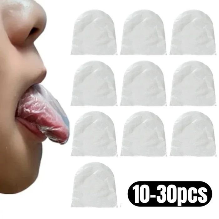 10-30pcs Disposable Tongue Covers Medicinal Oral Tongue Protectors Block Bitter Taste Avoidance Covers for Adults Children - Image 1