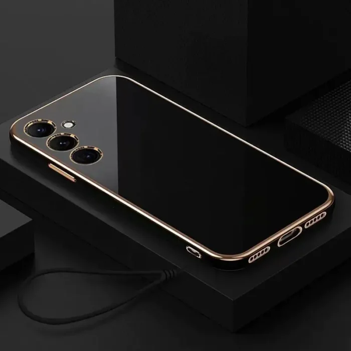 For Samsung Galaxy A55 5G Case Samsung A54 A53 A06 M54 F54 M55 C55 F55 F14 5G M35 Phone Case Plating Silicone Back Soft Cover - Image 1