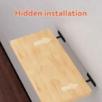 Invisible Floating Shelf Metal Brackets Heavy Duty Concealed Hidden Support Wall Mount Shelf Storage Shelf Furniture Hardware - Image 3