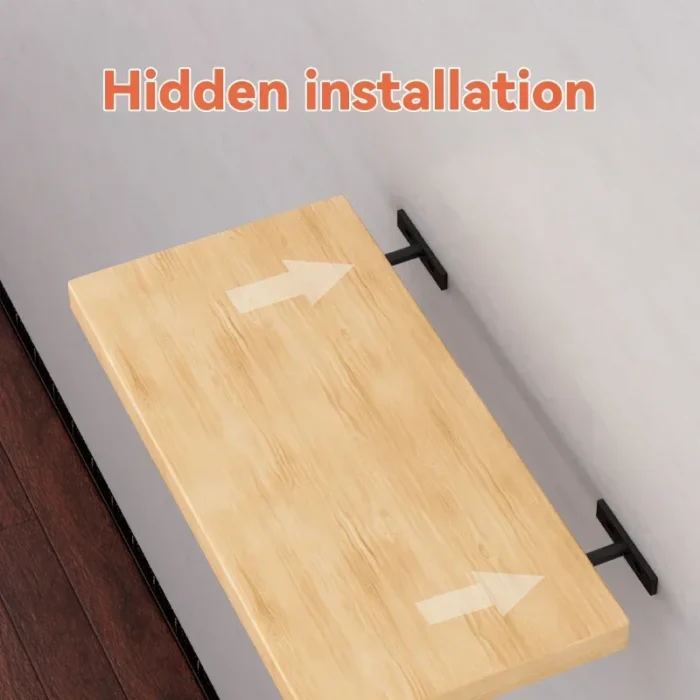 Invisible Floating Shelf Metal Brackets Heavy Duty Concealed Hidden Support Wall Mount Shelf Storage Shelf Furniture Hardware - Image 3