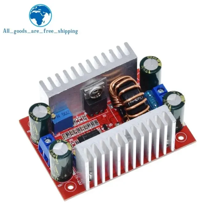DC 400W 15A Step-up Boost Converter Constant Current Power Supply LED Driver 8.5-50V to 10-60V Voltage Charger Step Up Module - Image 3