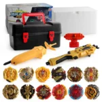 Toupie s Set Burst Metal Fusion Gyro With Handle Launcher Tool Box Spinning Top Toys For Boys Children Gifts XD168-21B