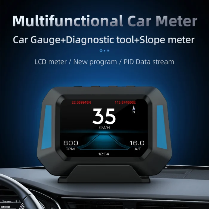 * P21 OBD+GPS+Slope 4x4 Inclinometer Car Heads-Up Display For HUD Multifunctional Meter Off-road Vehicle System Auto Accessorie - Image 2