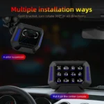 * P21 OBD+GPS+Slope 4x4 Inclinometer Car Heads-Up Display For HUD Multifunctional Meter Off-road Vehicle System Auto Accessorie - Image 6