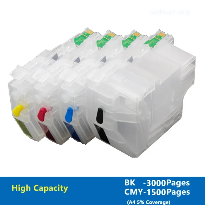 LC472XL LC462XL Empty refillable Ink Cartridge For Brother MFC-J2340DW J2740DW J3540DW J3940DW with high capacity chip - Image 1