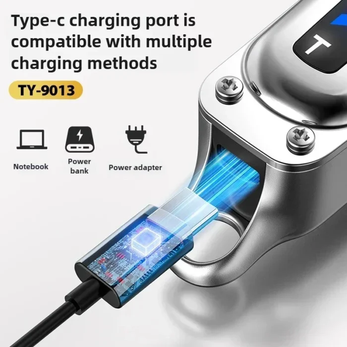 Electric Hairdresser Shaving Head Pusher Electric Pusher Clipper Hair Precision USBCharging Hair Trimmer for Men Home Appliances - Image 5