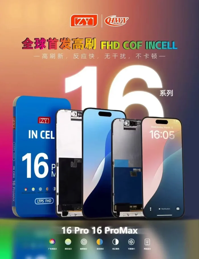 ZY Incell OLED LCD Pantalla For iphone X XS 12 13 Mini 14 15 16 ZY Incell LCD Display Touch Screen For iPhone 12 XR 11 Pro 13 - Image 2