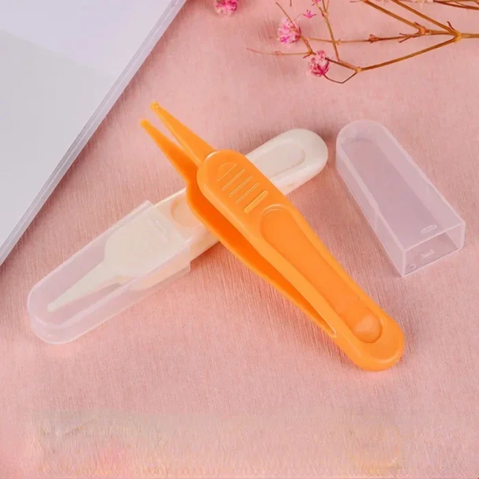 Baby Nose Cleaning Tweezers Infant Ear Nose Navel Clean Tool Safe Baby Dig Booger Clips Snot Removal Newborn Cleaning Supplies - Image 2