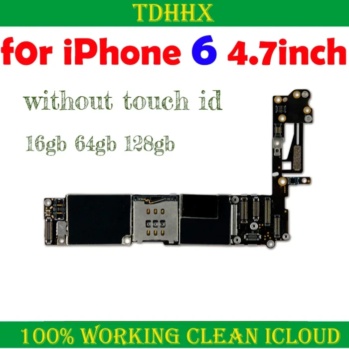 Mainboard Clean iCloud Working for iPhone 6 Motherboard With/Without Touch ID Plate Full TestedWith iOS System Logic Board - Image 3
