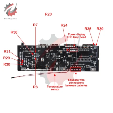 QC3.0 PD3.0 LED Dual USB PD Fast Charge 5A 100W Type-C USB Mobile Power Bank 18650 Charging Module Temperature Protection