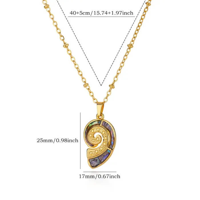 Colorful Starfish Sea Turtle Necklace For Women Gold Color Stainless Steel Turtle Necklace Wedding Christmas Boho Jewelry Gift - Image 4