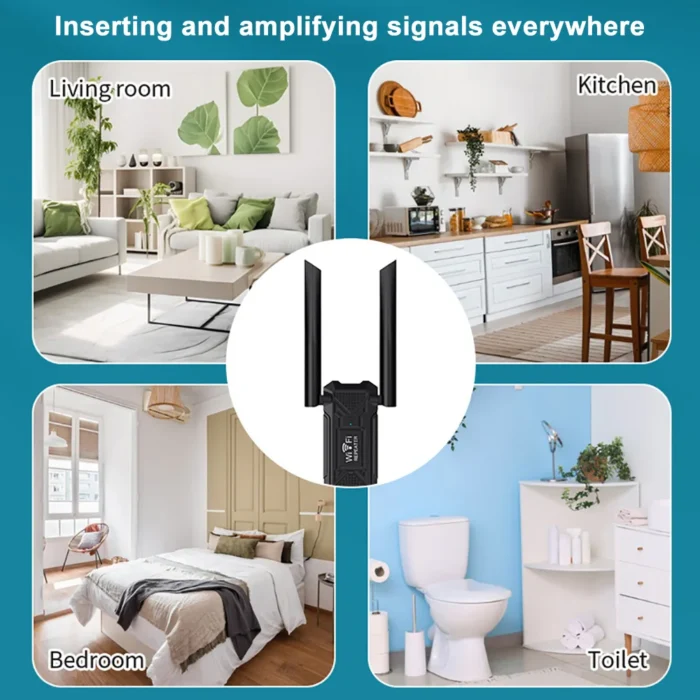 300Mbps Wireless USB WIFI Repeater 2.4G Router Wifi Long Range Extender Wi-Fi Signal Amplifier Booster Network Extension Adapter - Image 6