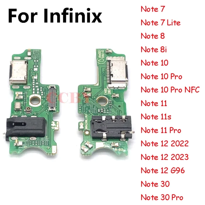 For Infinix Note 7 8 8i 10 11 11S 12 30 Pro Lite VIP USB Charging Port Dock Connector Flex Cable - Image 1
