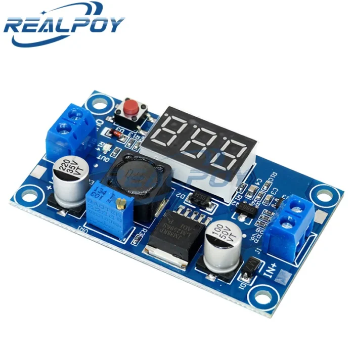LM2596 DC DC Step Down Converter Voltage Regulator LED Display Voltmeter 4.0~40 to 1.3-37V Buck Adapter Adjustable Power Supply - Image 1