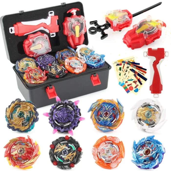 Burst Surge GT Metal Fusion Toy Gyro Launchers Toupie Metal Tops Fafnir Burst Spinning Bey Blades Toys - Image 2