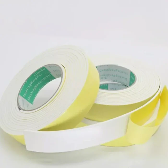 White EVA Foam Sponge Rubber Strip Single Sided Self Adhesive Soundproof Anti-collision Window Door Seal Strip Weather Strip - Image 4