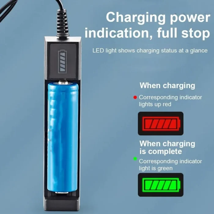1 / 2 / 4 Slots Dual 18650 Lithium Battery Charger for 18650 14650 Charging 4.2 / 3.7 V Rechargeable Battery Charger - Image 2