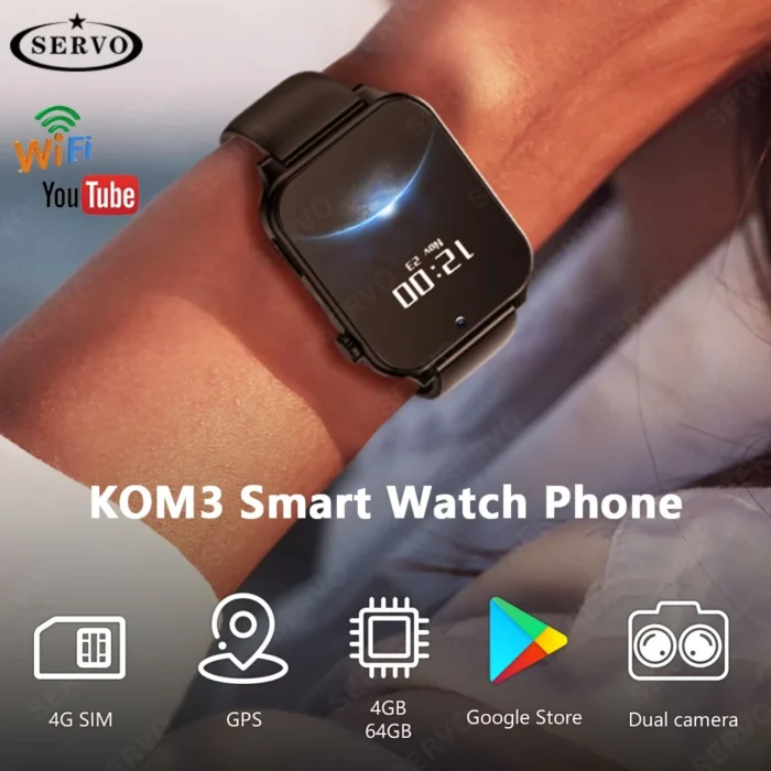Smart Watch For Men Women Phone 4G+64G WiFi Camera 1.99 In 4G GPS Positioning Google Play SIM Card Sports Fitness - Image 1