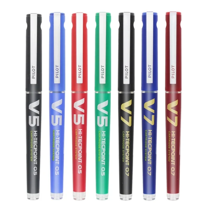 Japan Pilot V5/V7 Gel Pen Straight Liquid Replaceable Ink Cartridge 0.5/0.7mm for Writing School Stationery Office Accessories - Image 6