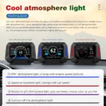 * P21 OBD+GPS+Slope 4x4 Inclinometer Car Heads-Up Display For HUD Multifunctional Meter Off-road Vehicle System Auto Accessorie - Image 3