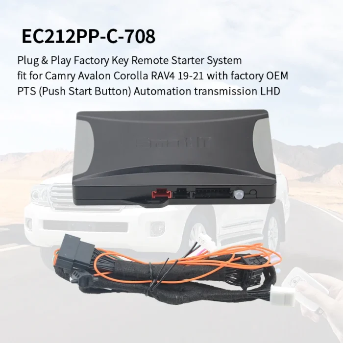 EasyGuard Plug & Play Remote Starter for Camry/Avalon/Corolla/RAV4 19-21 Highlander | Push Button Start | Auto Transmission| LHD - Image 2