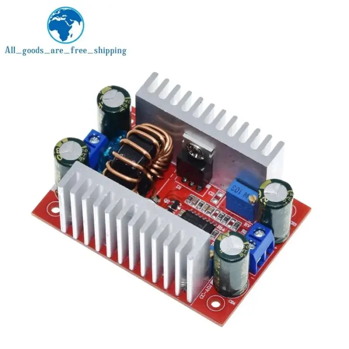 DC 400W 15A Step-up Boost Converter Constant Current Power Supply LED Driver 8.5-50V to 10-60V Voltage Charger Step Up Module - Image 1