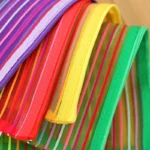 Nylon Pencil Case Simple Rainbow color Mesh Document Bag Multicolor Zipper Stationery Bag Storage Bag Office School Supplies - Image 3