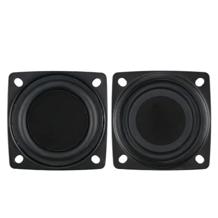 2Pcs Good Elasticity Passive Bass Woofer Diaphragm Plate Bass Passive Radiator Diaphragm for Enhancing Low Volume 2.05in