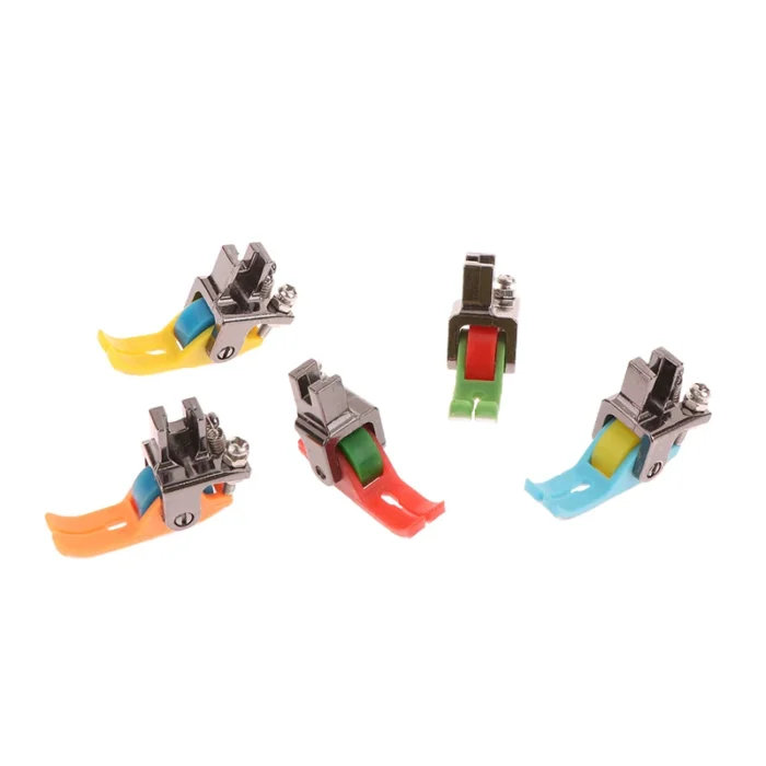 1pc Universal Industrial Sewing Machine Leather Roller Wheel Presser Foot Of Flat Car Thick Fabric Clothing Replace Presser Feet - Image 1