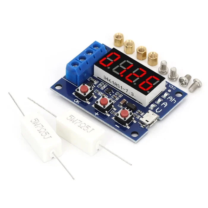 Battery Tester LED Digital Display 18650 Lithium Battery Power Supply Test Resistance Lead-acid Capacity Discharge Meter ZB2L3 - Image 5
