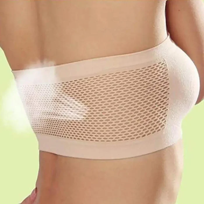 Invisible Sports Push Up Bra Solid Color Women Breathable Strapless Hollow Back Bra Sport Tube Top Seamless Chest Wrap Underwear - Image 4